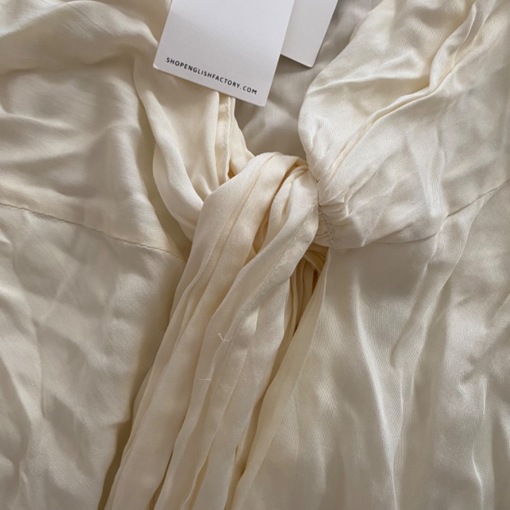 Cream blouse English Factory NWT - Picture 2 of 6